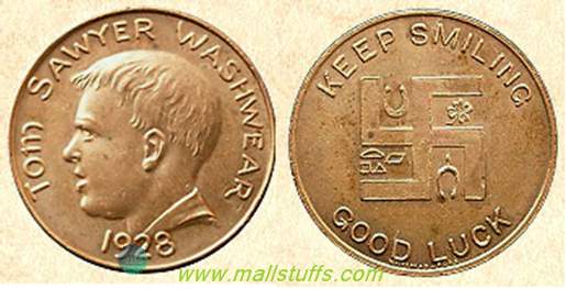  Swastika good luck coins of american costumes and garment industry