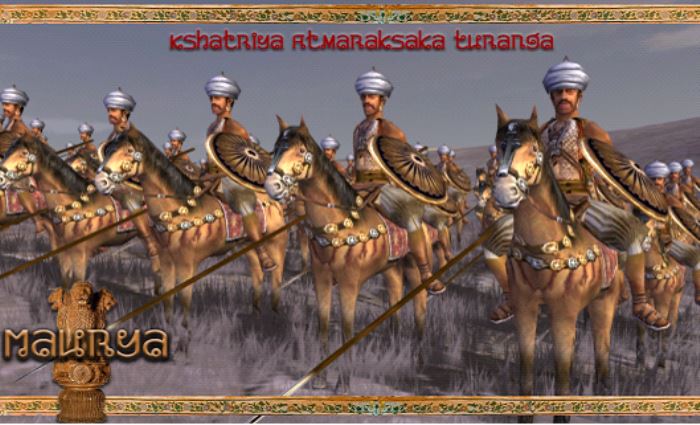 Fourfold defense system of ancient india